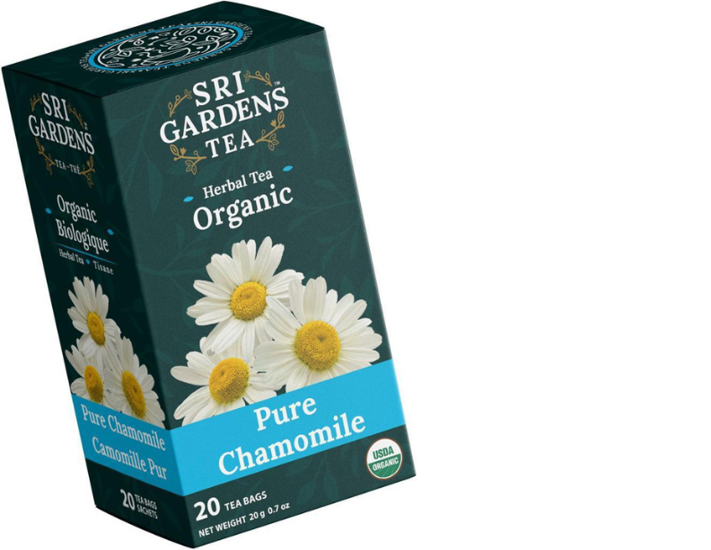 Organice tea, pure chamomile tea 
