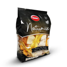 Load image into Gallery viewer, Healthy snack bag of chips. The bag contains: Plantain chips, Sweet Plantain chips, Cassava chips, Taro chips, Sweet potato chips.
